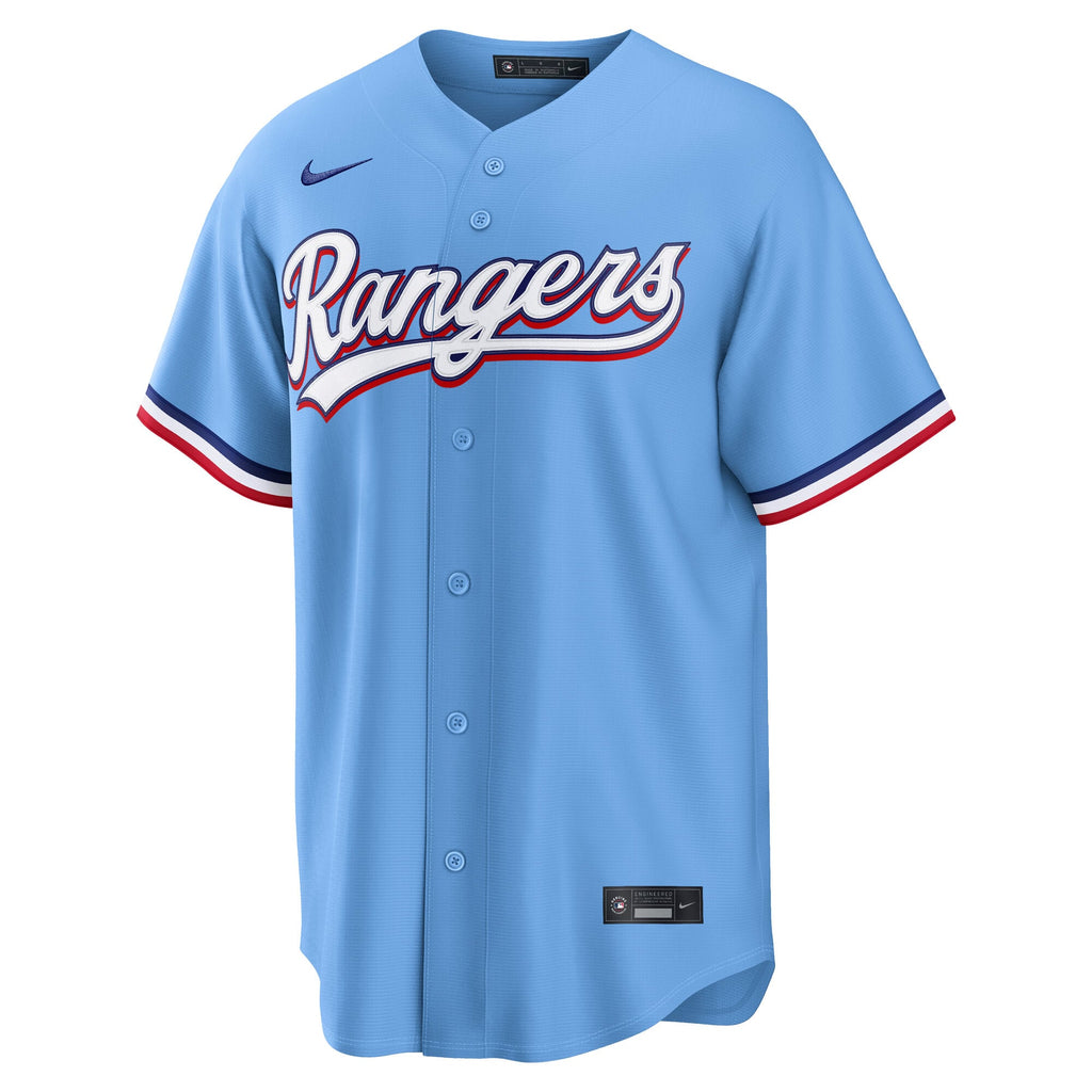 Men's Texas Rangers Corey Seager Nike Gray Road Replica Jersey