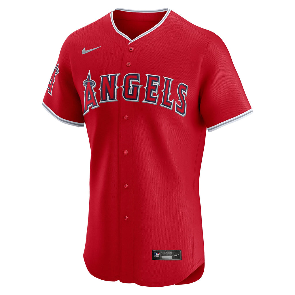 Men's Los Angeles Angels Nike White Home Elite Jersey