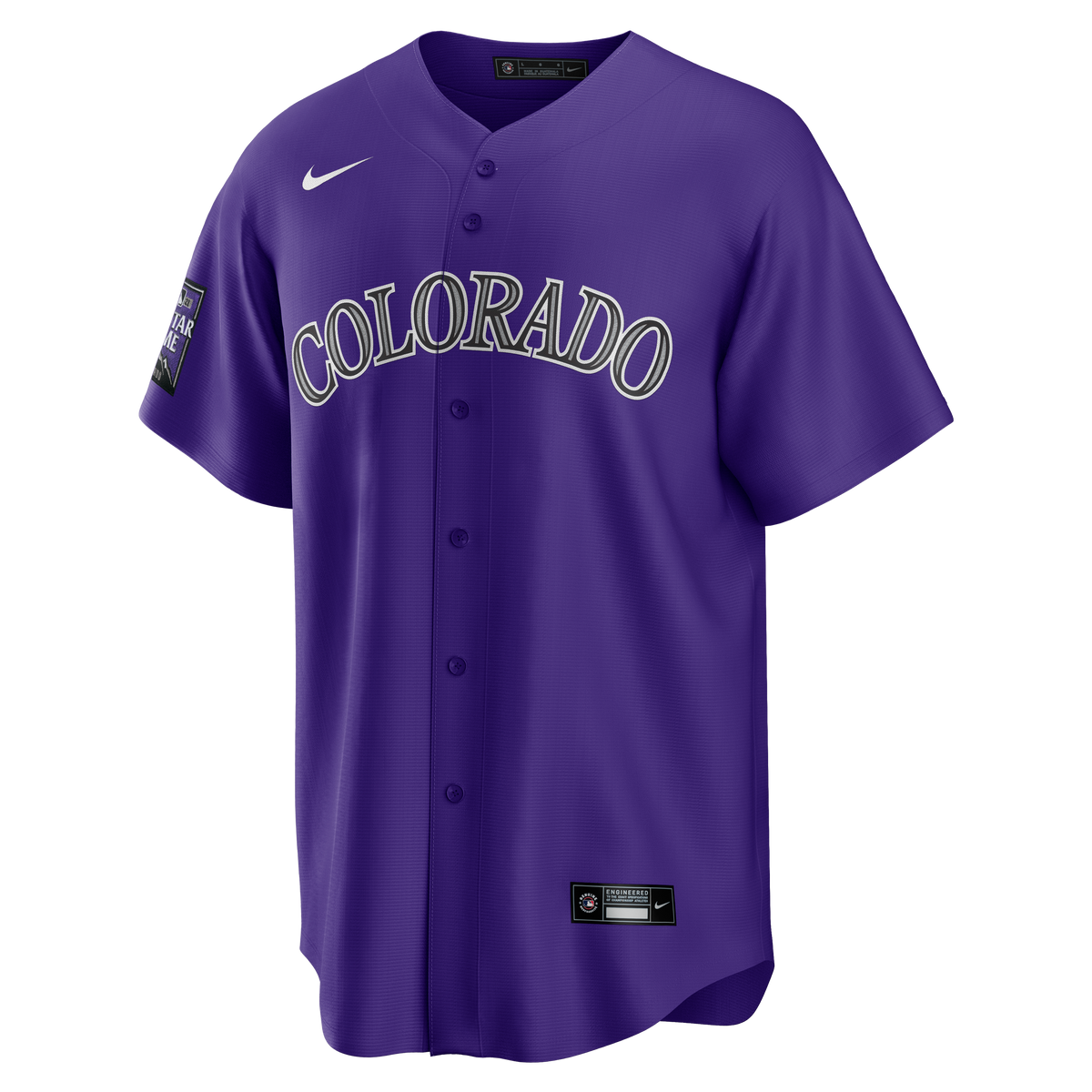 Men's Colorado Rockies Nike Purple Alternate Replica Team Jersey