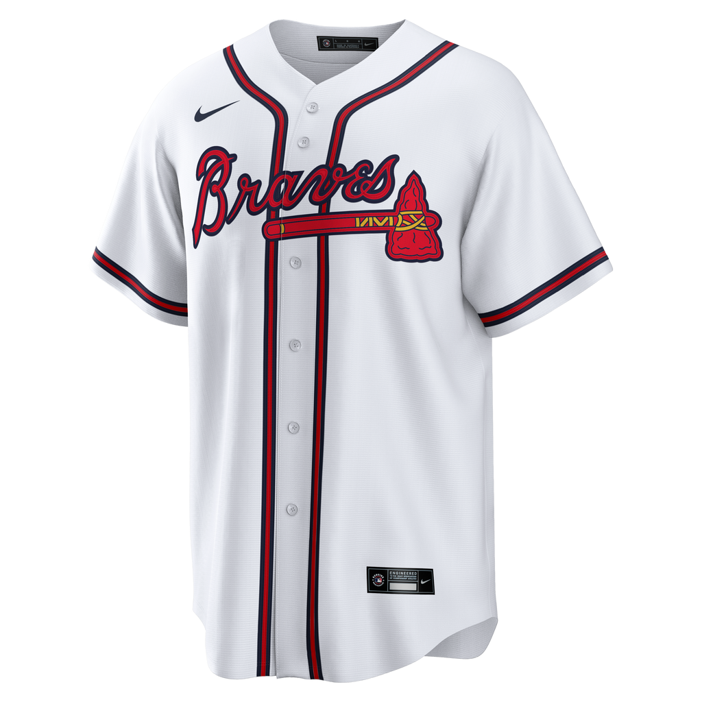 Men's Atlanta Braves Greg Maddux Nike White Home Retired Player Replica Jersey