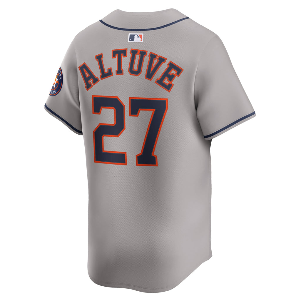 Men's Houston Astros Jose Altuve Nike Orange Alternate Limited Player Jersey