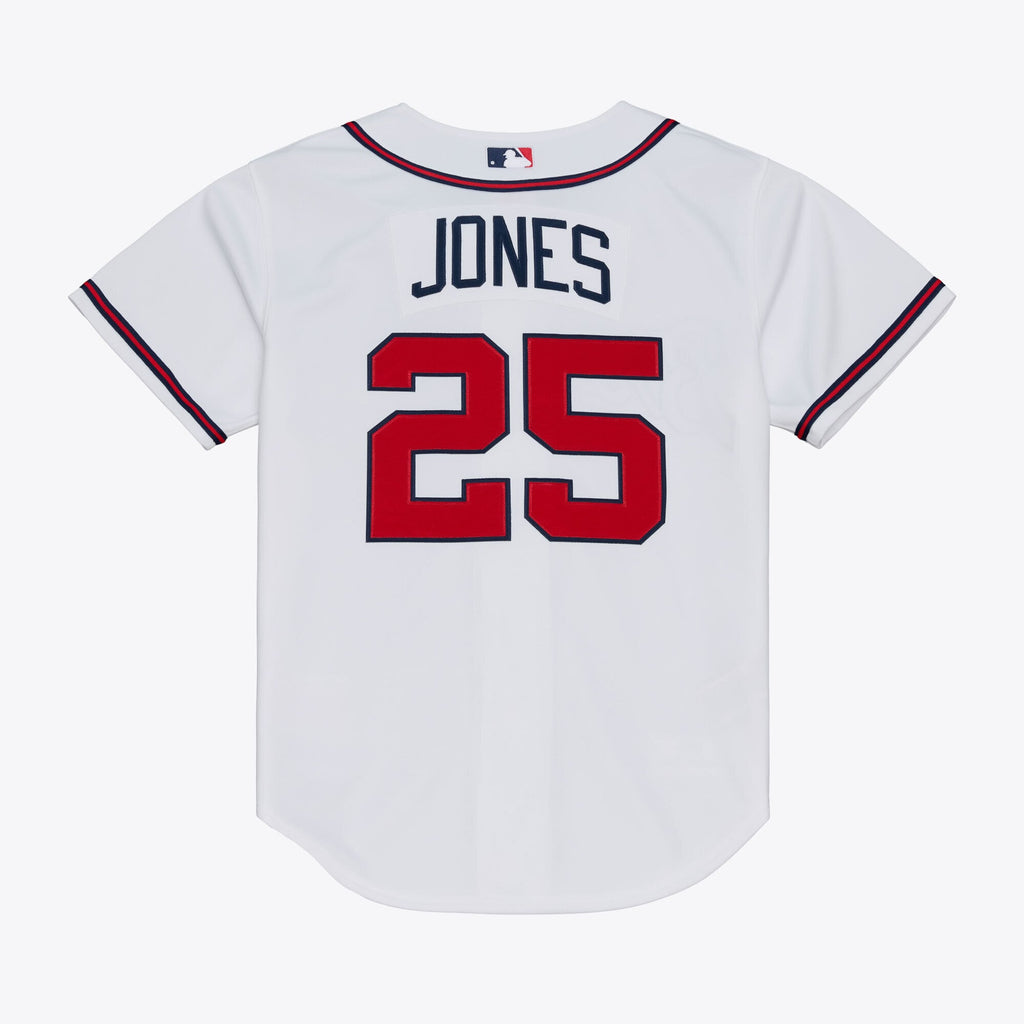 Men's Atlanta Braves Andruw Jones Mitchell & Ness White 2005 Authentic Jersey