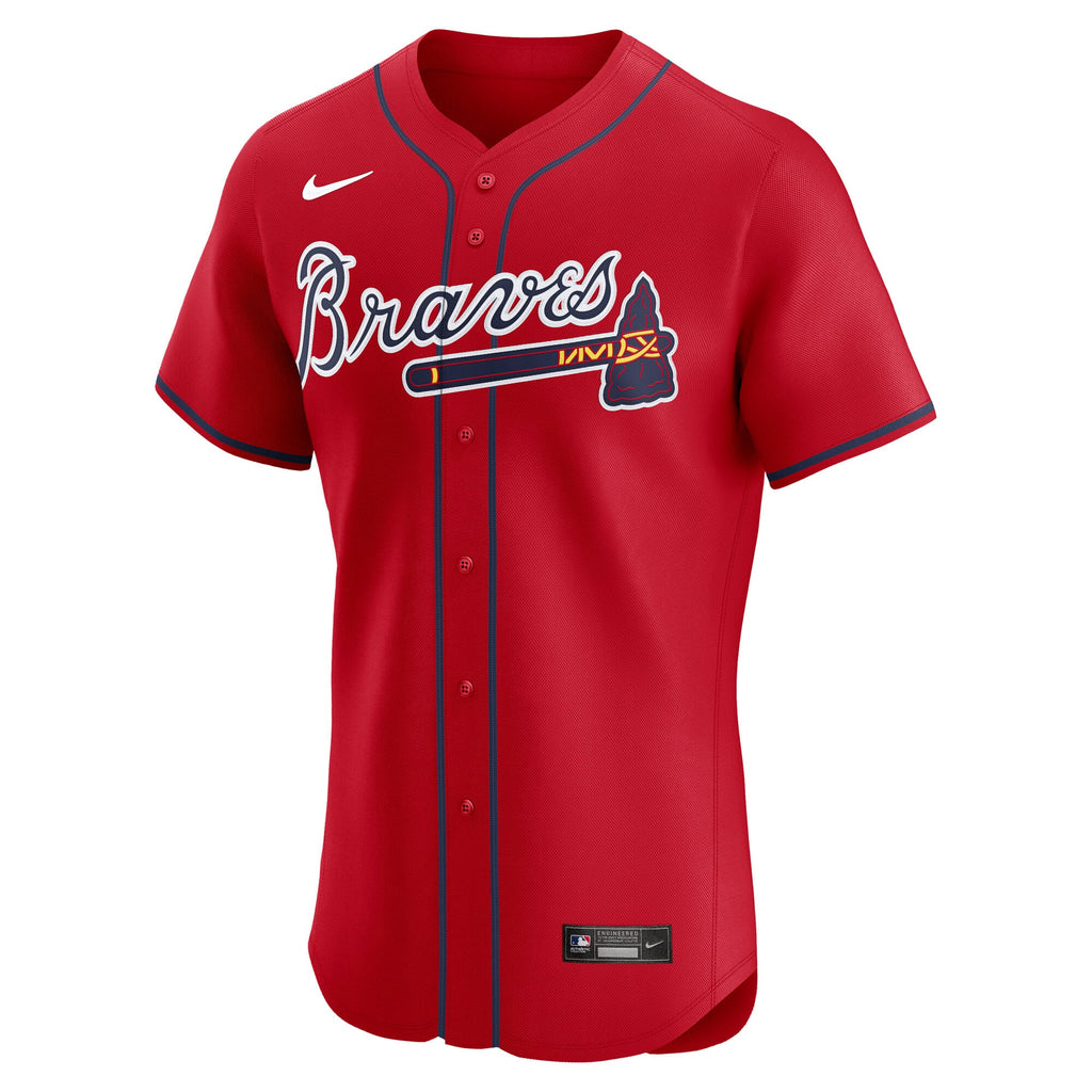 Men's Atlanta Braves Nike White Home Elite Jersey