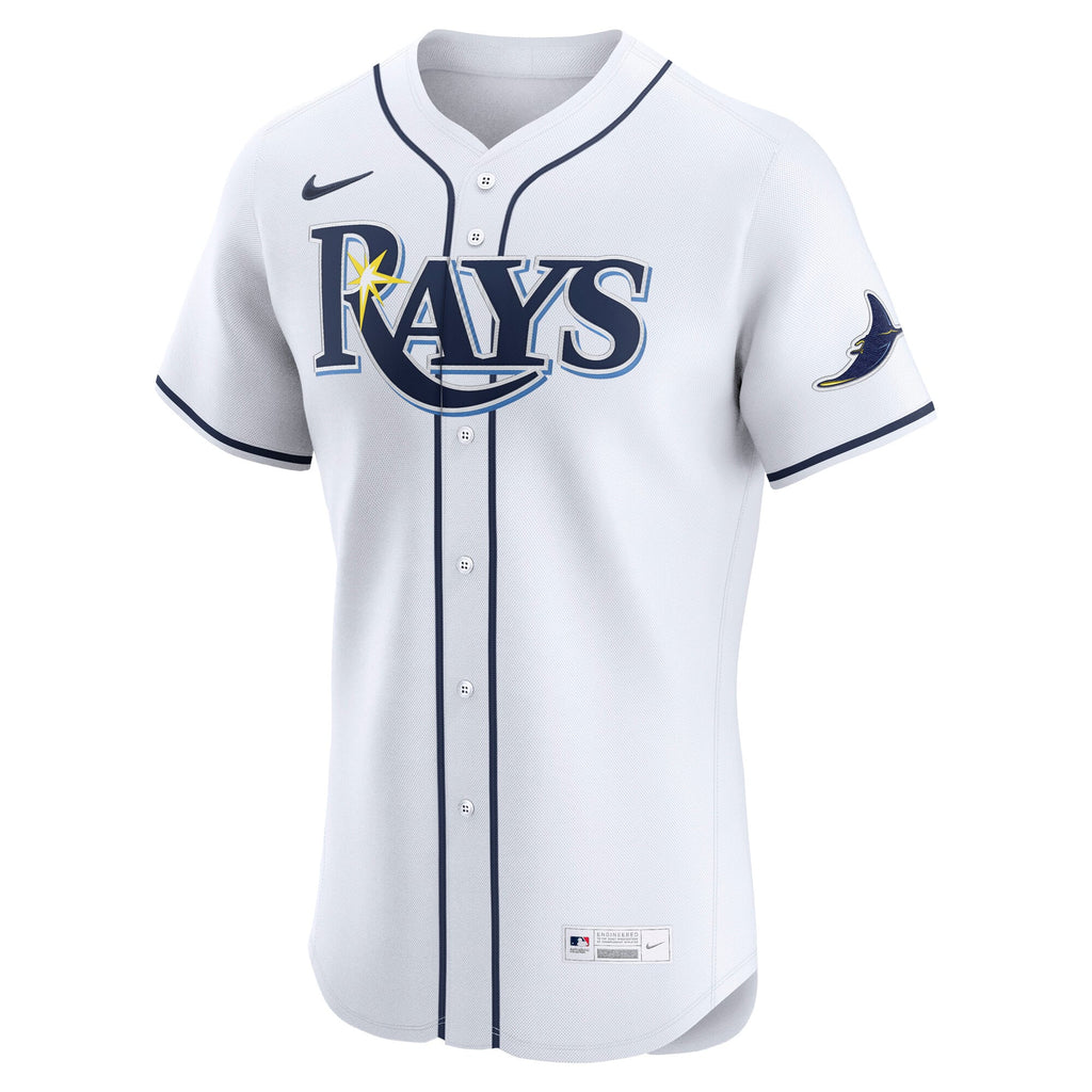 Men's Tampa Bay Rays Nike White Home Elite Jersey