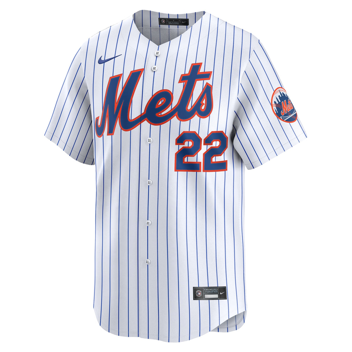 Men's New York Mets Nike White Home Limited Player Jersey