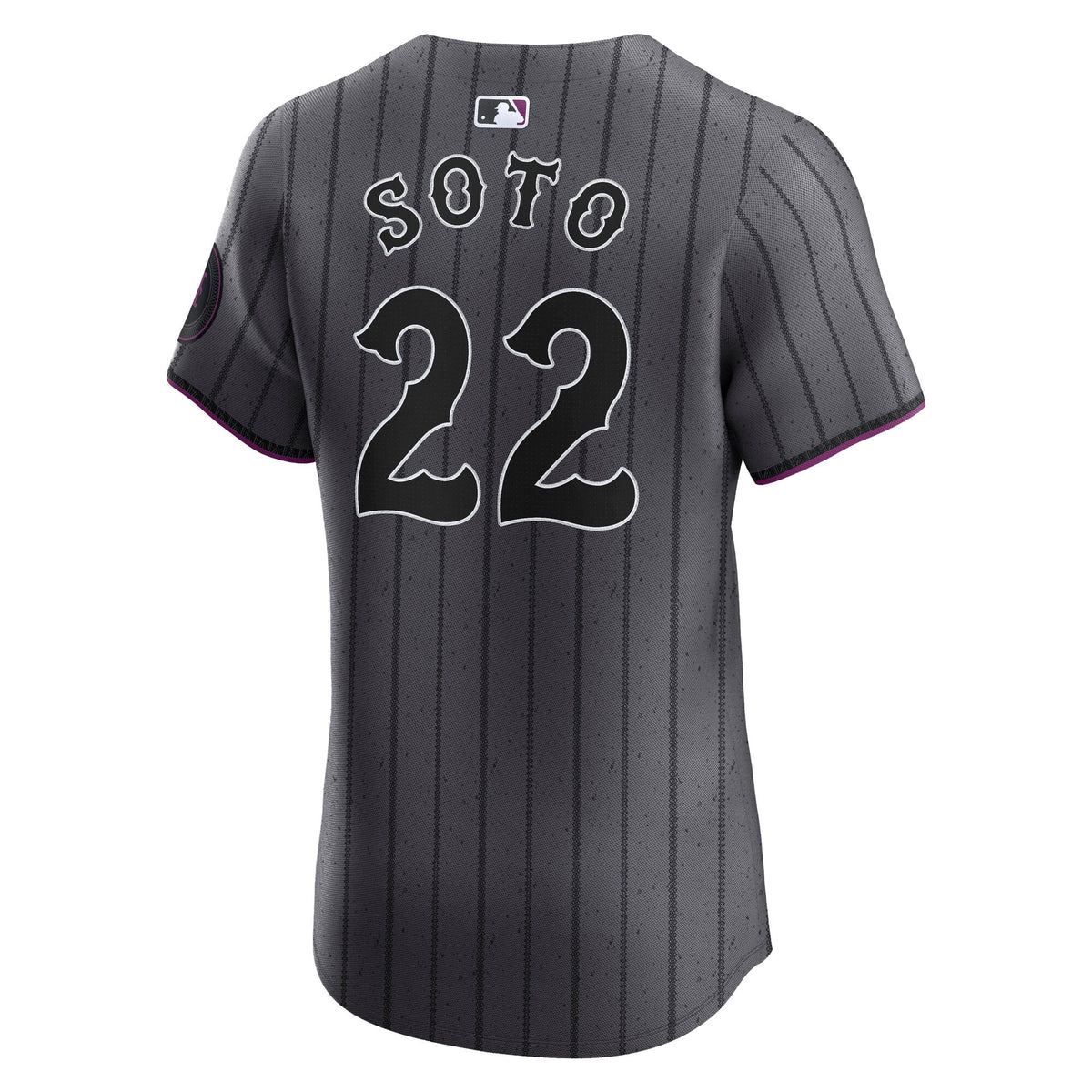 Men's New York Mets Juan Soto Nike Gray City Connect Elite Jersey