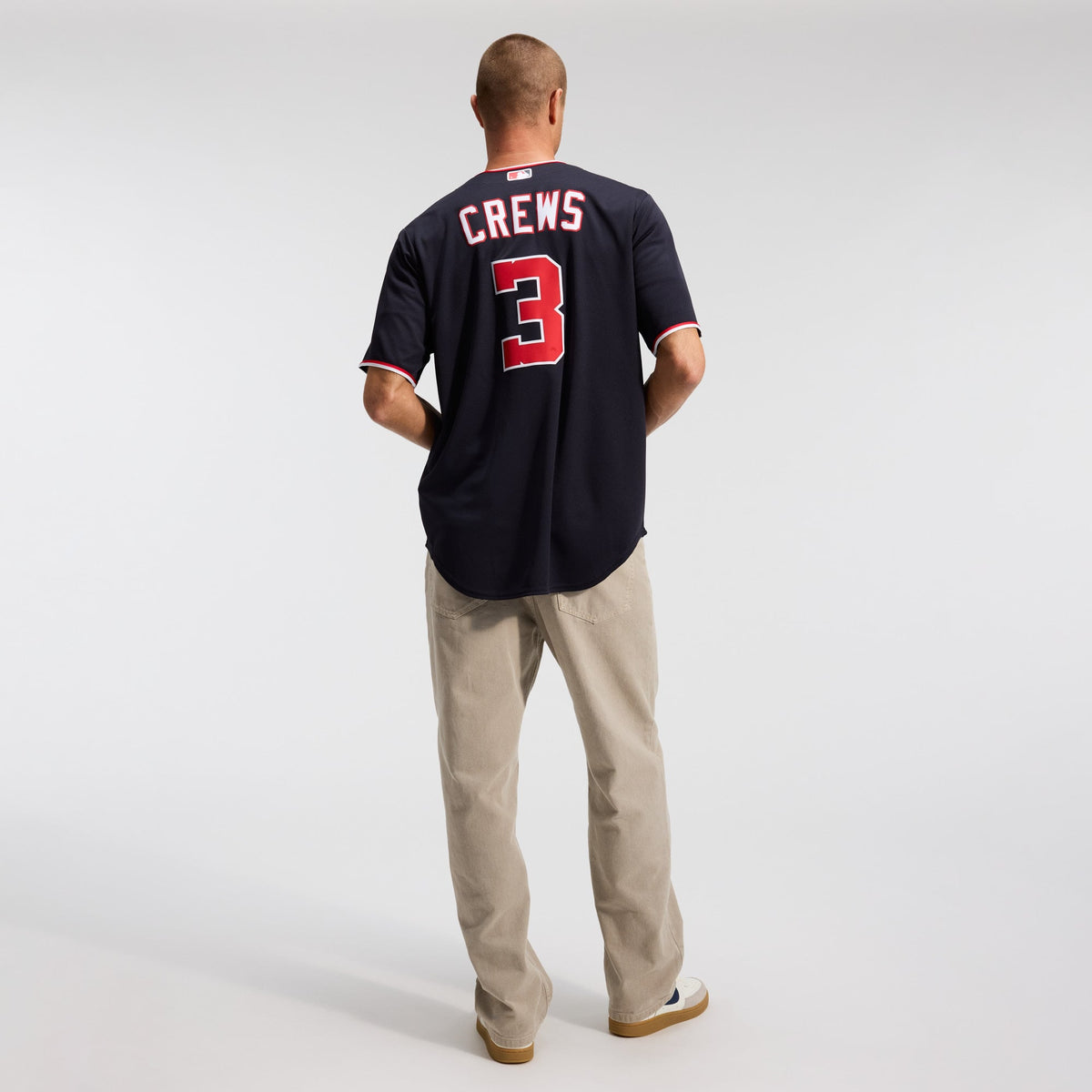 Men's Washington Nationals Dylan Crews Nike Navy Alternate Replica Jersey