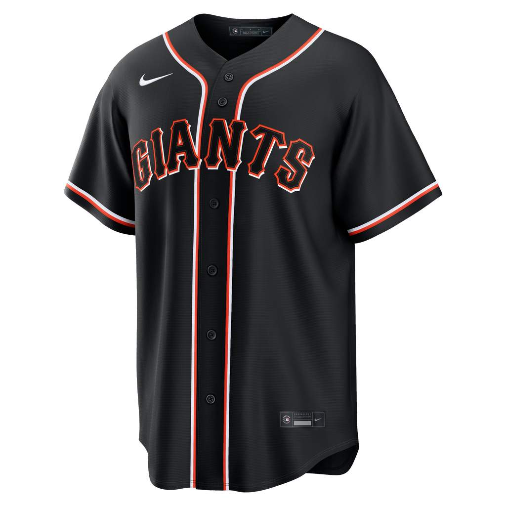 Men's San Francisco Giants Jung Hoo Lee Nike Fashion Replica Black Out Jersey