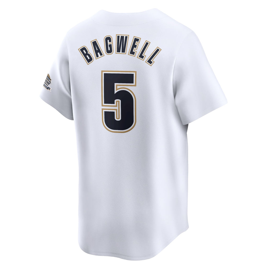 Men's Houston Astros Jeff Bagwell Nike White Throwback Cooperstown Collection Limited Jersey