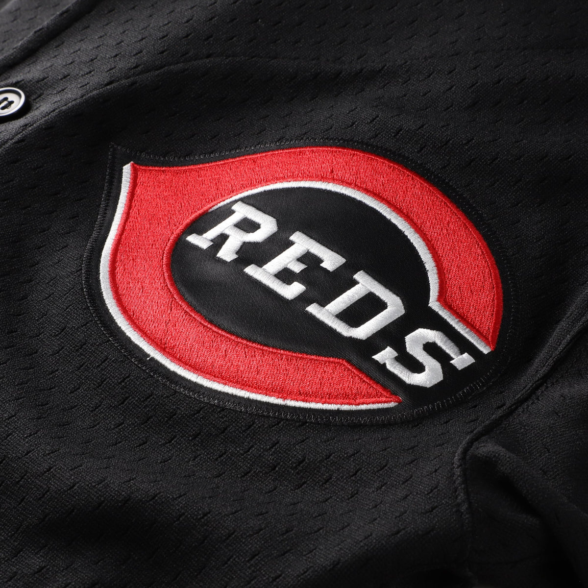 Men's Cincinnati Reds Ken Griffey Jr. Mitchell & Ness Black Big & Tall Cooperstown Mesh Batting Practice Jersey