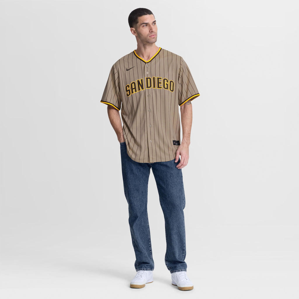 Men's San Diego Padres Fernando Tatis Jr. Nike Brown Road Replica Jersey
