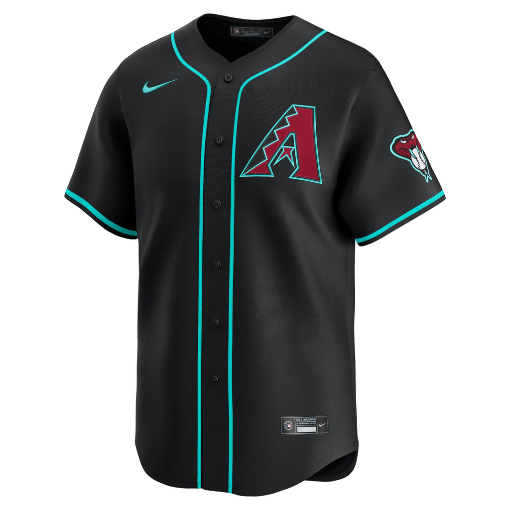 Men's Arizona Diamondbacks Ketel Marte Nike Black Alternate Limited Jersey