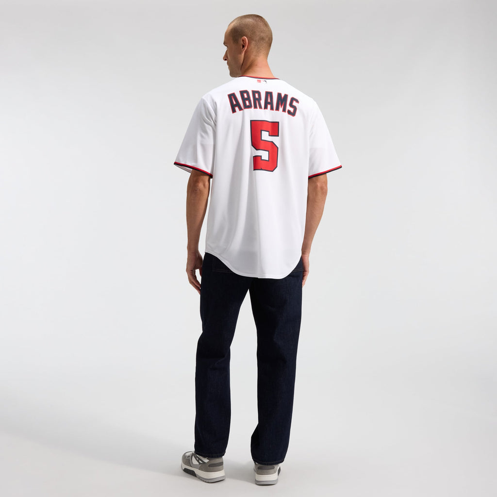 Men's  Washington Nationals CJ Abrams Nike White Home Replica Jersey