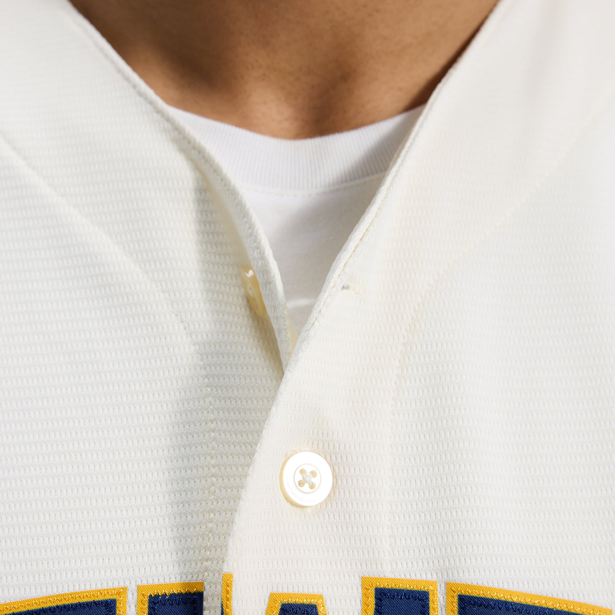 Men's Milwaukee Brewers Nike Cream Home Replica Team Jersey