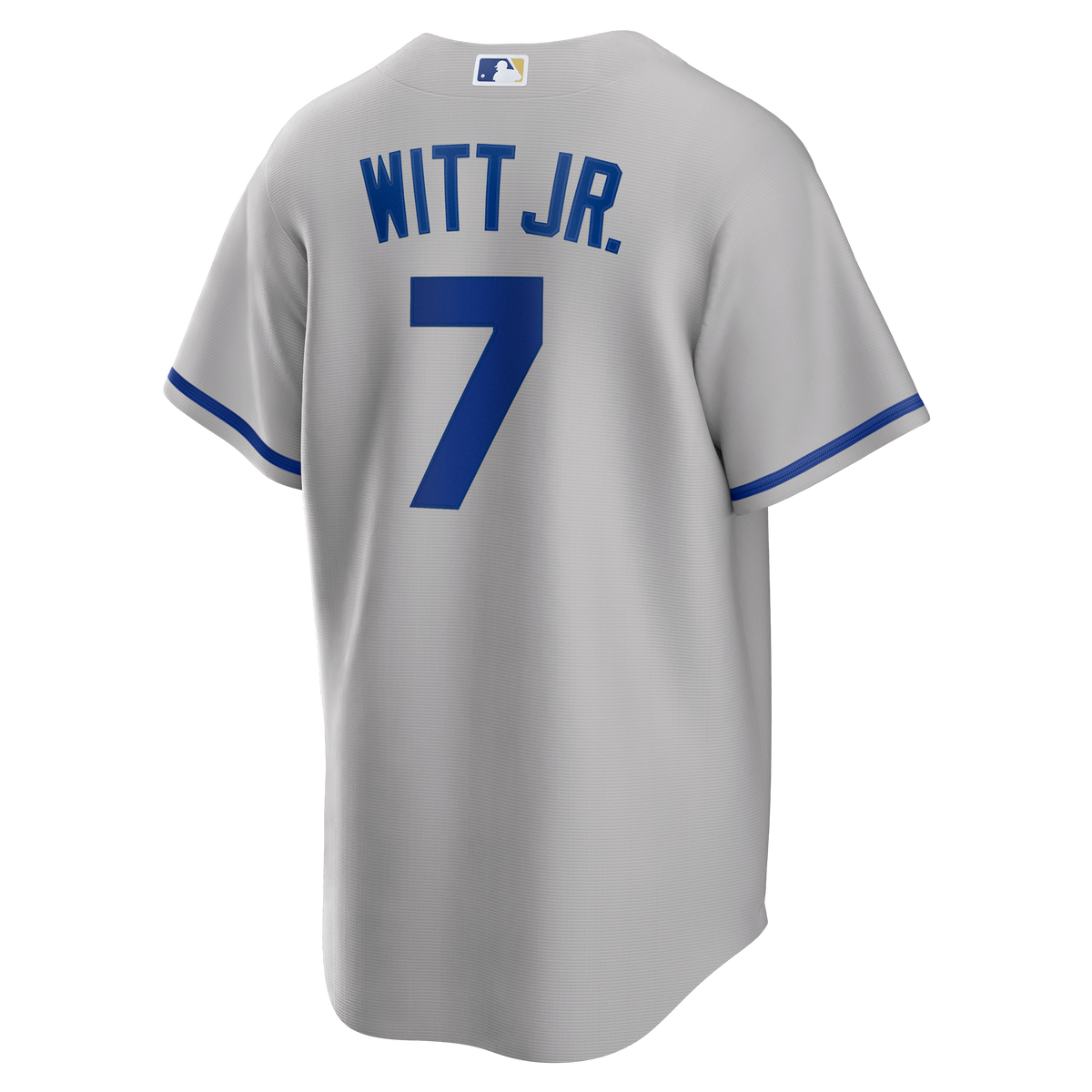 Men's Kansas City Royals Bobby Witt Jr. Nike Gray Road Replica Jersey