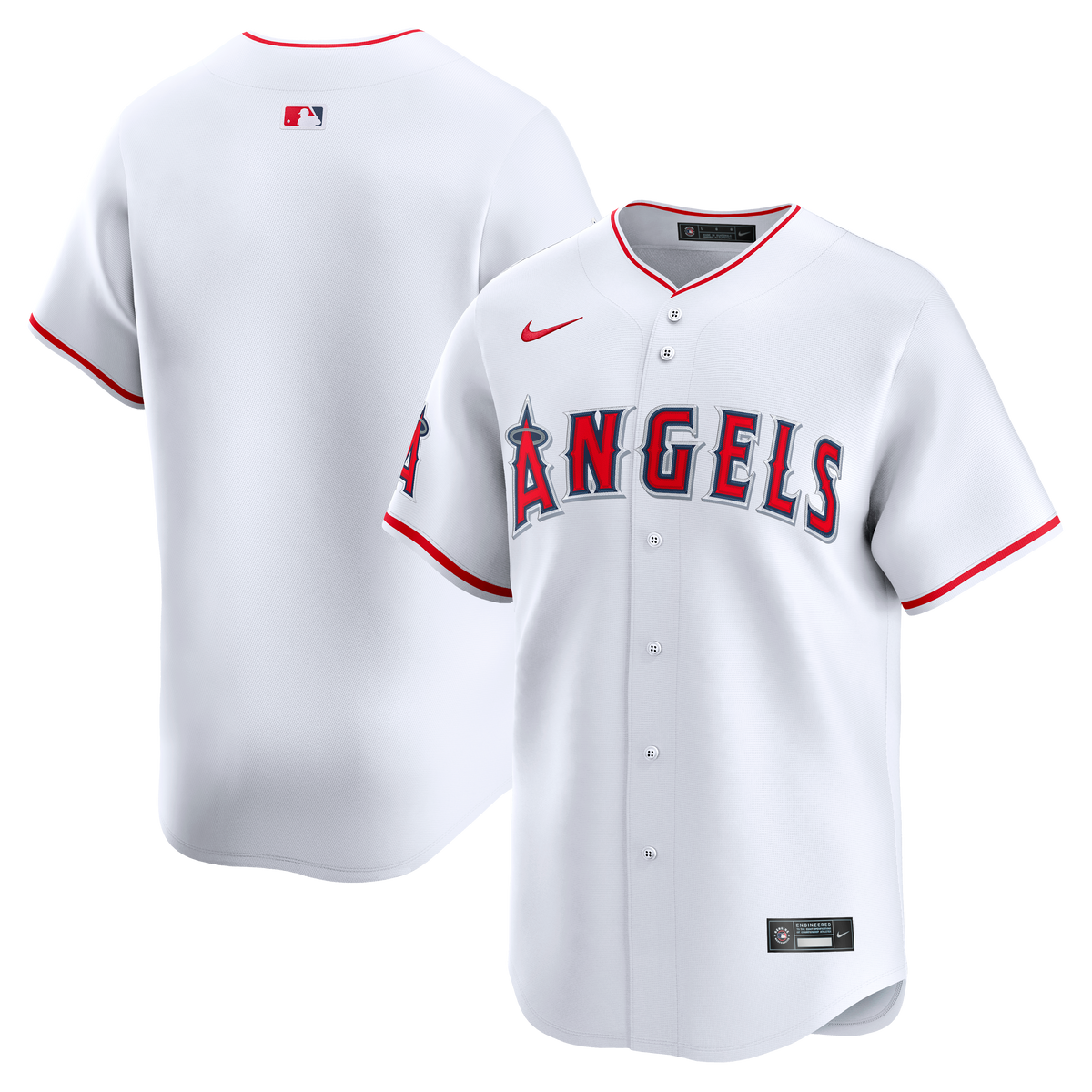 Men's Los Angeles Angels Nike White Home Limited Jersey