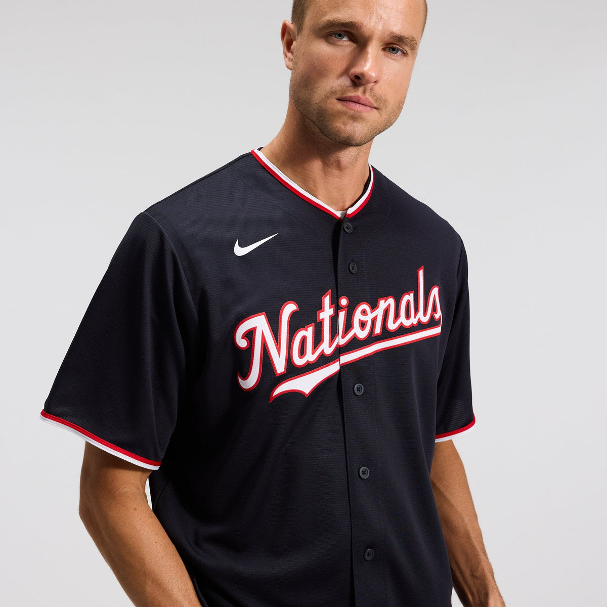 Men's Washington Nationals Dylan Crews Nike Navy Alternate Replica Jersey