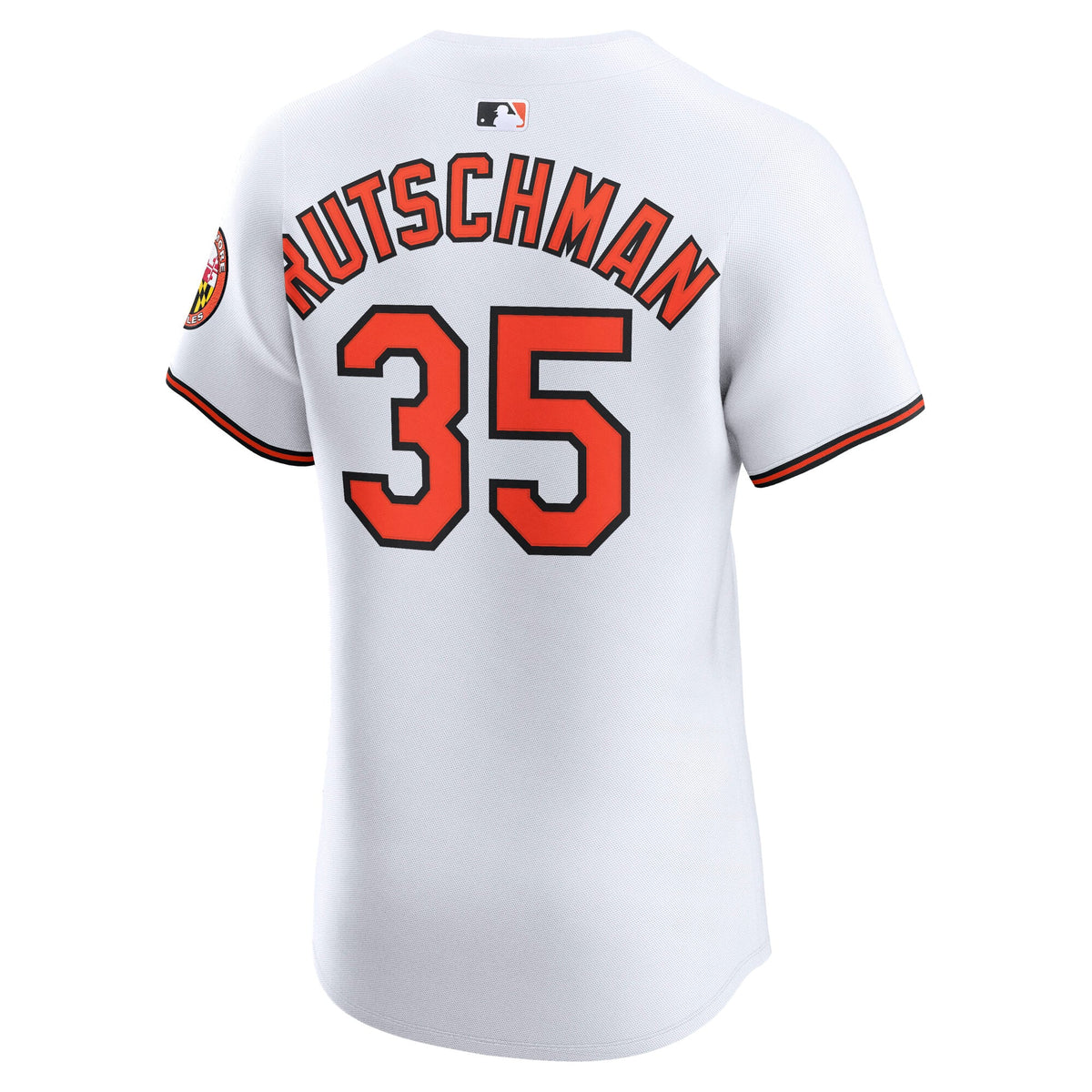 Men's Baltimore Orioles Adley Rutschman Nike Orange Alternate 2 Elite Jersey