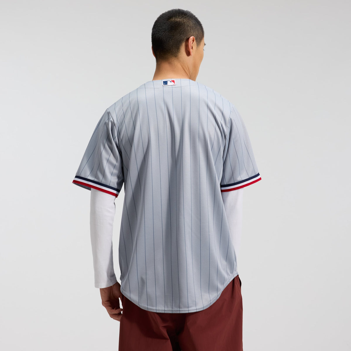 Men's Minnesota Twins Nike Gray Road Replica Team Jersey