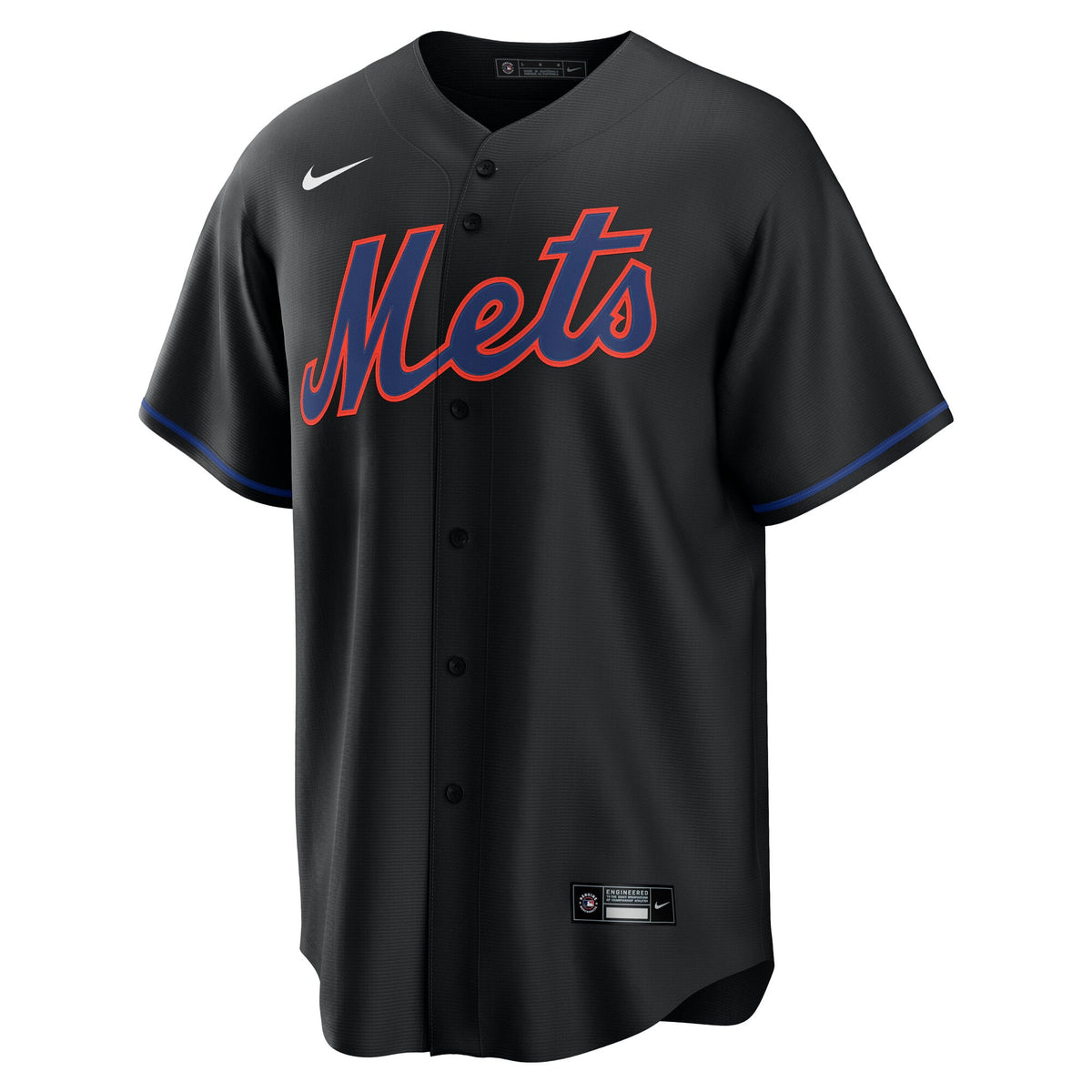 Men's  New York Mets Francisco Lindor Nike Black Alternate Replica Jersey