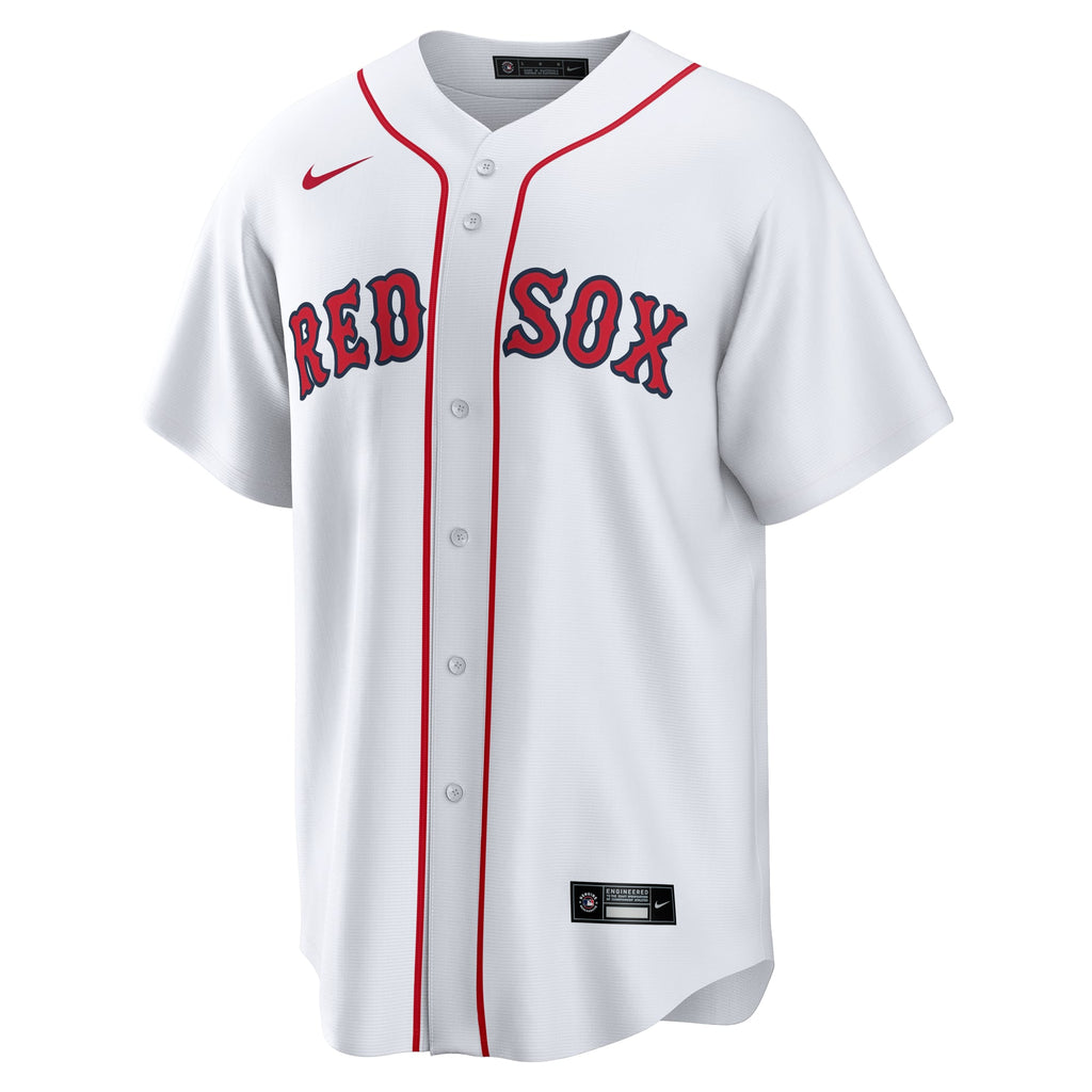 Men's Boston Red Sox Garrett Crochet Nike White Home Replica Jersey