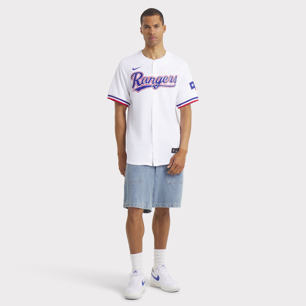 Men's Texas Rangers Corey Seager Nike White Home Limited Player Jersey