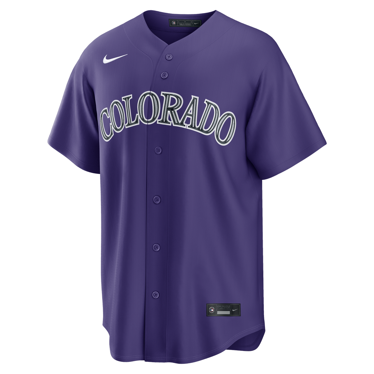 Men's Colorado Rockies Nike Purple Alternate Replica Jersey