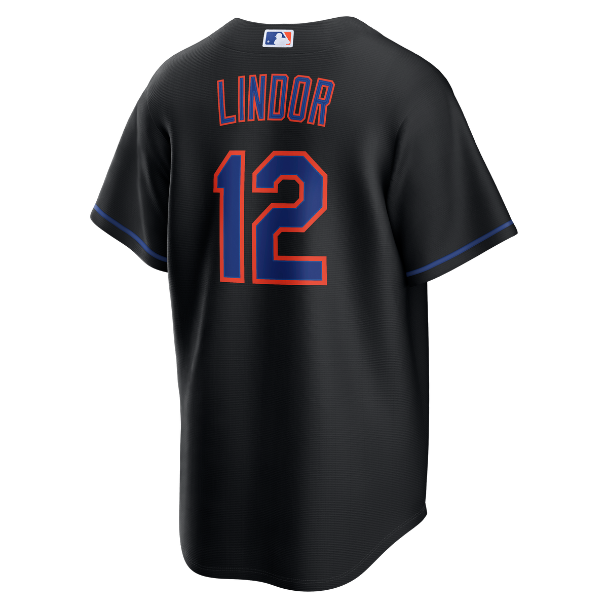 Men's New York Mets Francisco Lindor Nike Black Alternate Replica Jersey