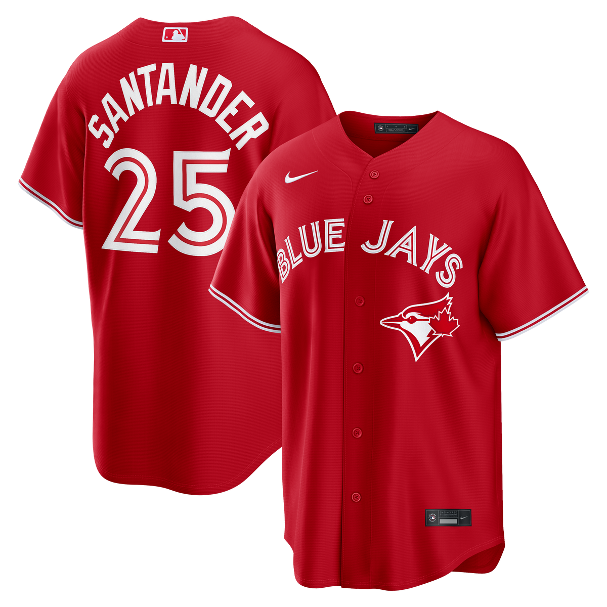 Men's Toronto Blue Jays Anthony Santander Nike Light Blue Alternate Replica Jersey
