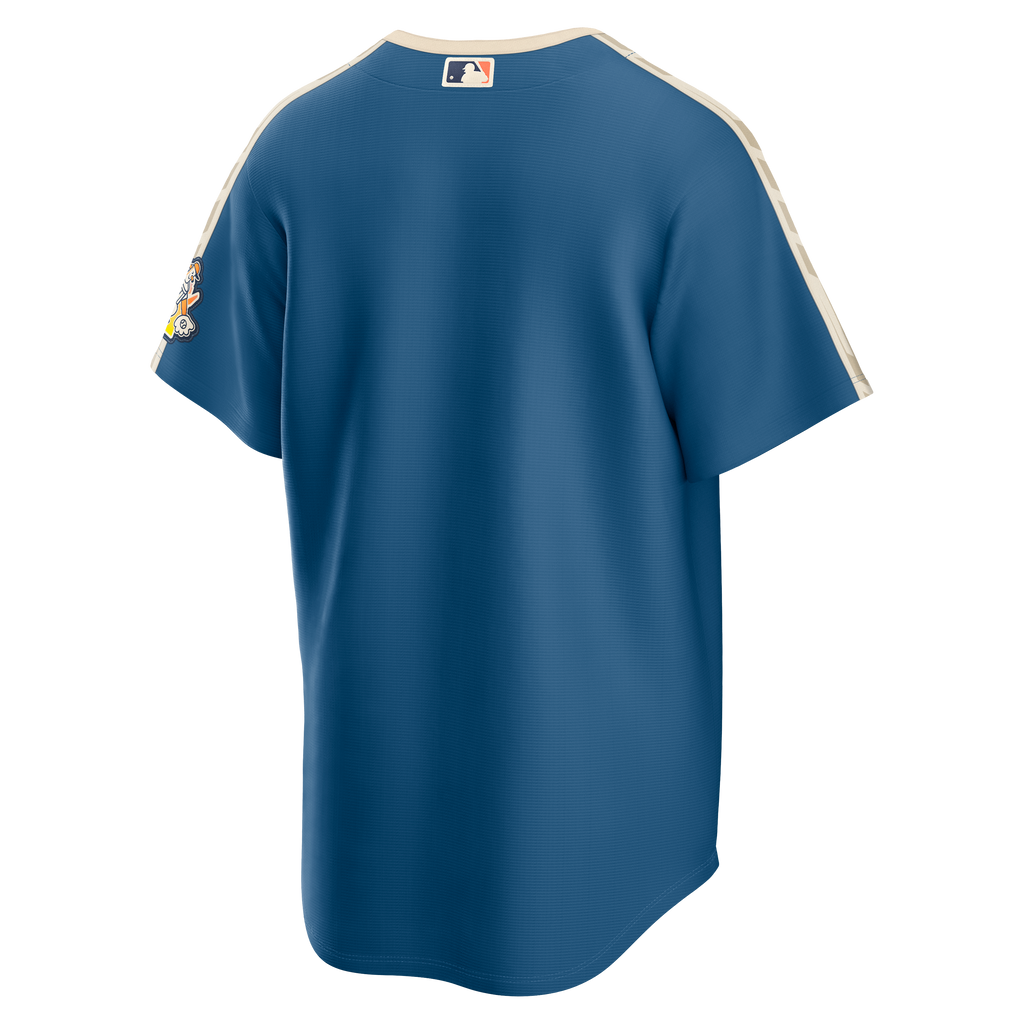 Men's Milwaukee Brewers  Nike Mineral Blue 2026 City Connect Stadium Jersey