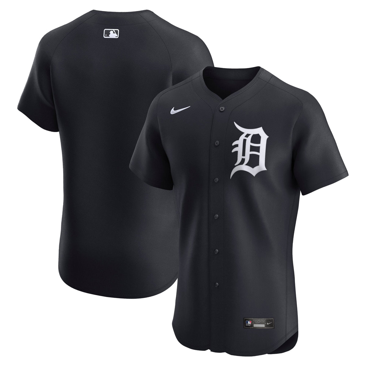 Men's Detroit Tigers Nike Navy Alternate 2 Elite Jersey