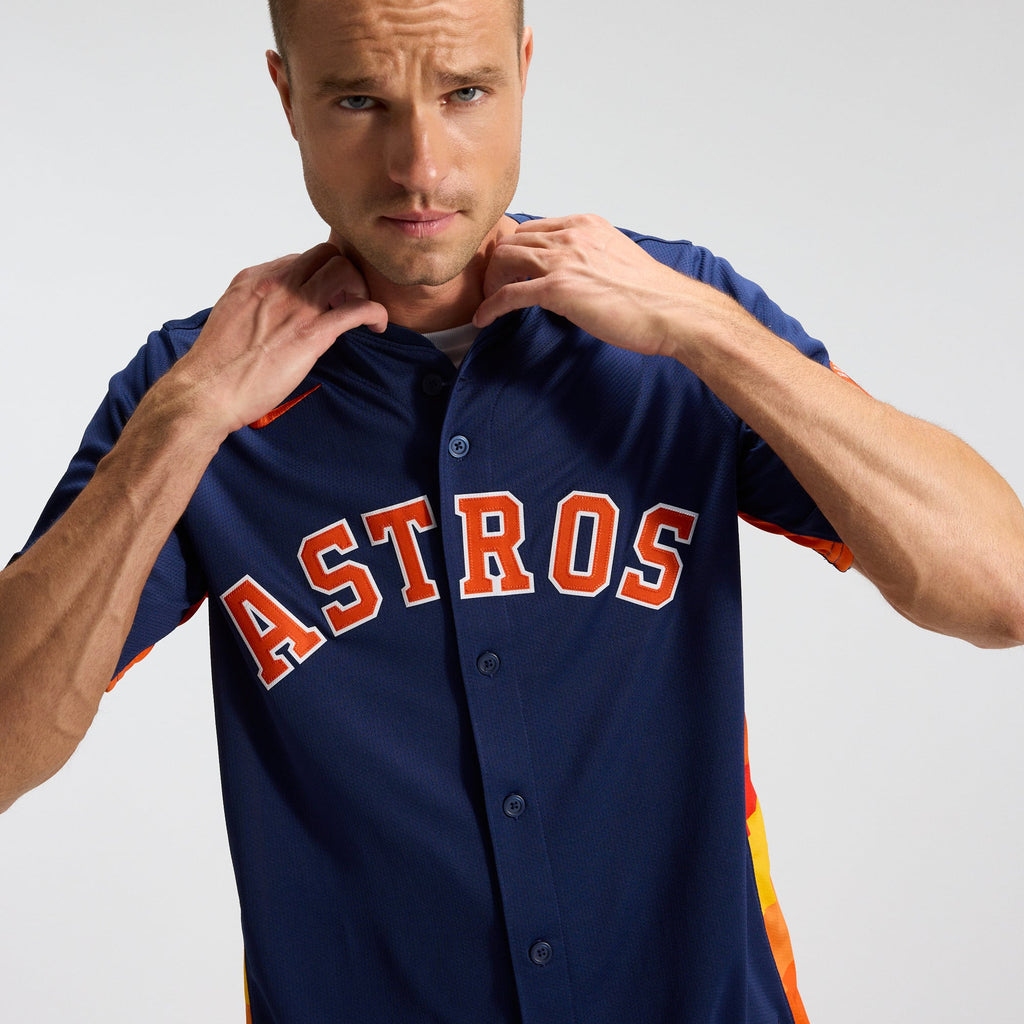 Men's Houston Astros Jose Altuve Nike Navy Alternate Limited Player Jersey
