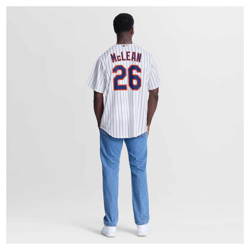 Men's New York Mets Nolan McLean Nike White Home Replica Jersey