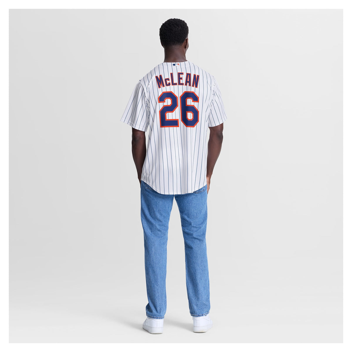 Men's New York Mets Nolan McLean Nike White Home Replica Jersey