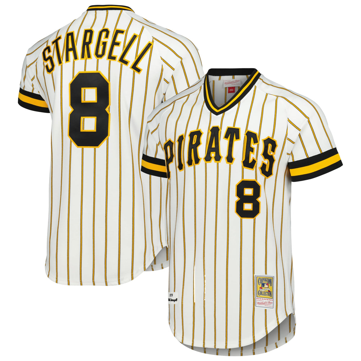 Men's Pittsburgh Pirates Willie Stargell Mitchell & Ness Gold 1979 Throwback Authentic Jersey