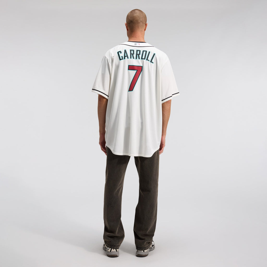 Men's Arizona Diamondbacks Corbin Carroll Nike Cream Home Replica Jersey