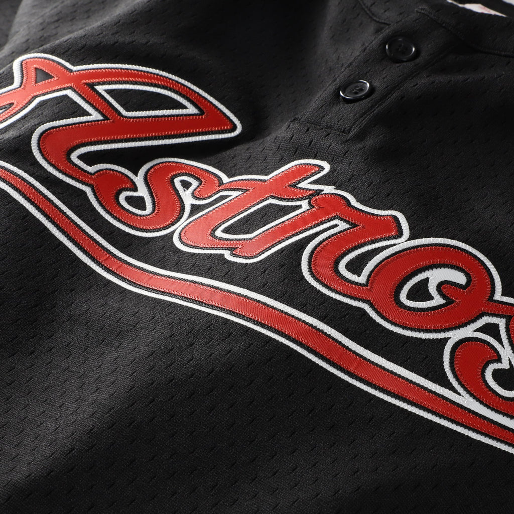 Men's Houston Astros Craig Biggio Mitchell & Ness Black Authentic Batting Practice Jersey