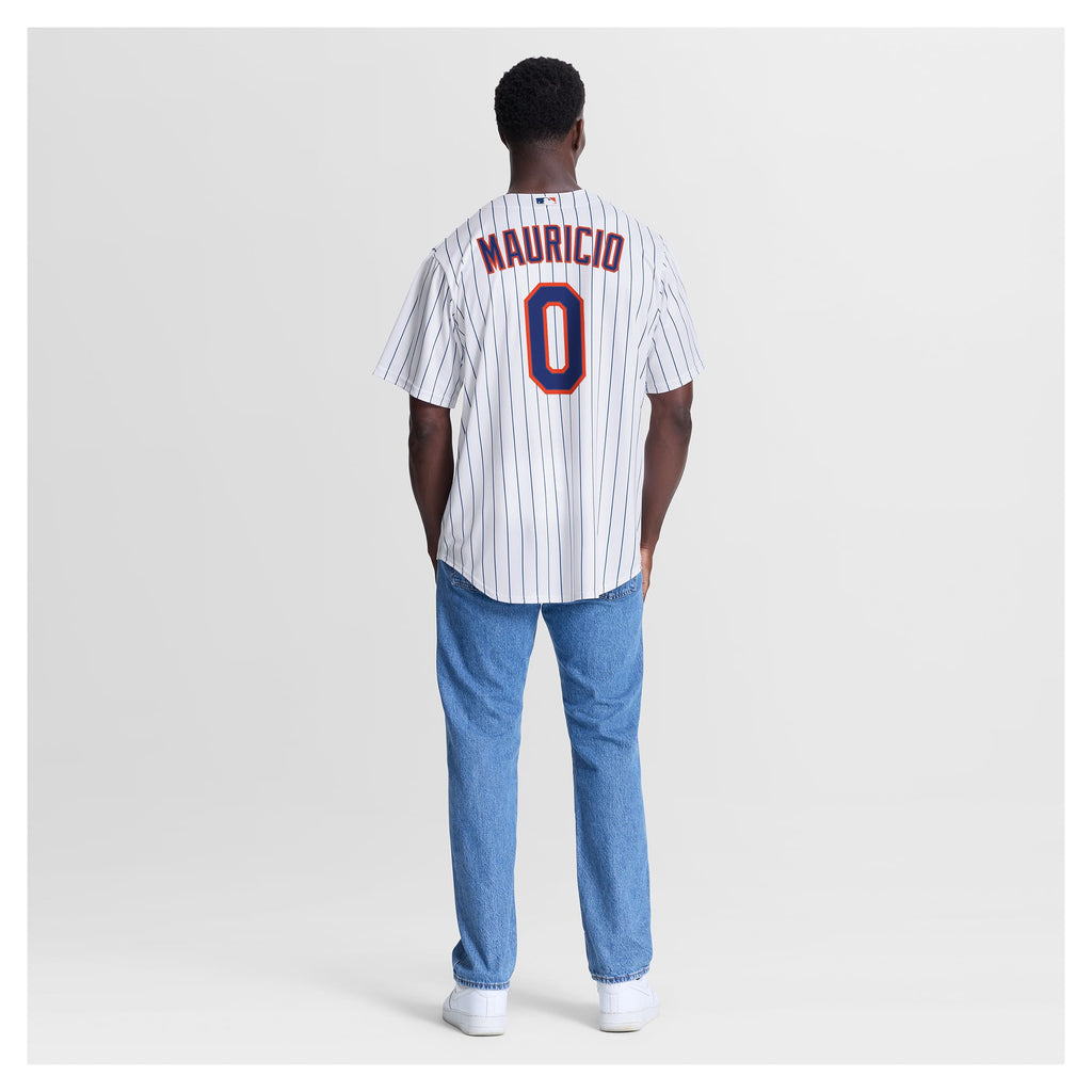 Men's New York Mets Ronny Mauricio Nike White Home Replica Jersey