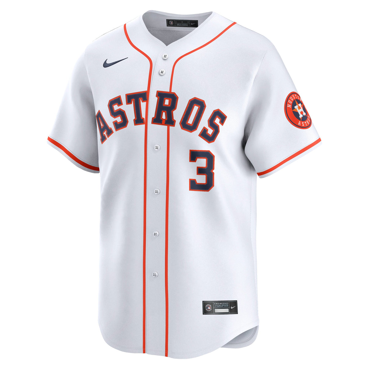 Men's Houston Astros Jeremy Peña Nike White Home Limited Player Jersey