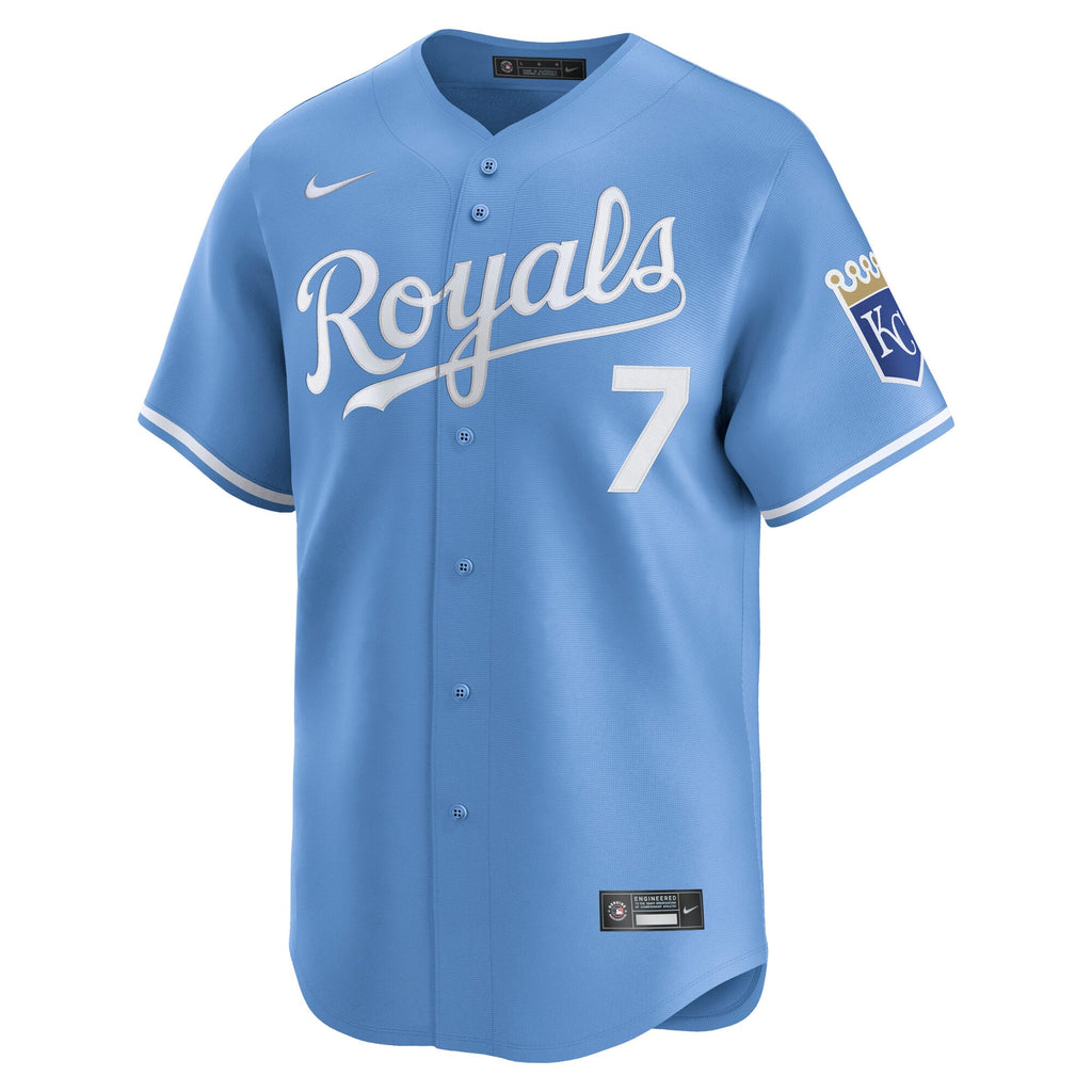 Men's Kansas City Royals Bobby Witt Jr. Nike White Home Limited Player Jersey