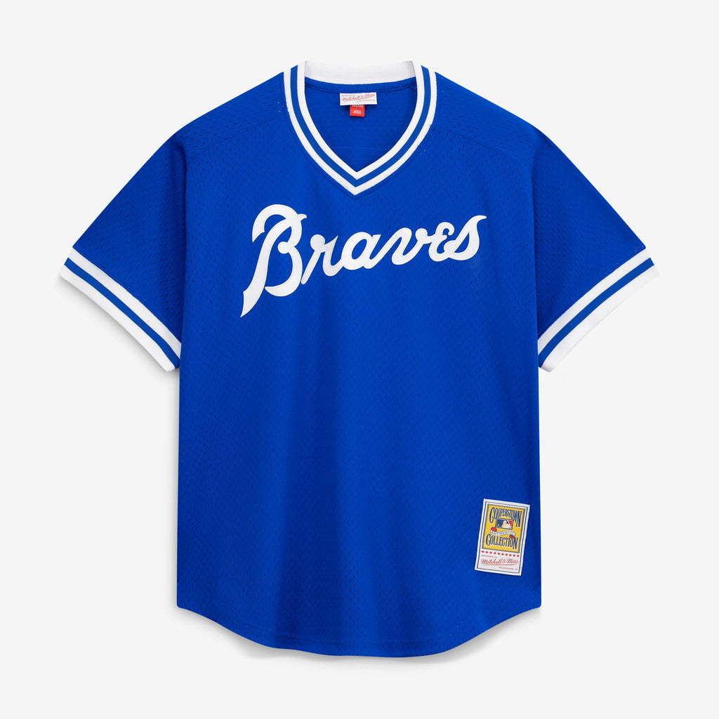 Men's Atlanta Braves Dale Murphy Mitchell & Ness Royal Authentic Batting Practice Jersey