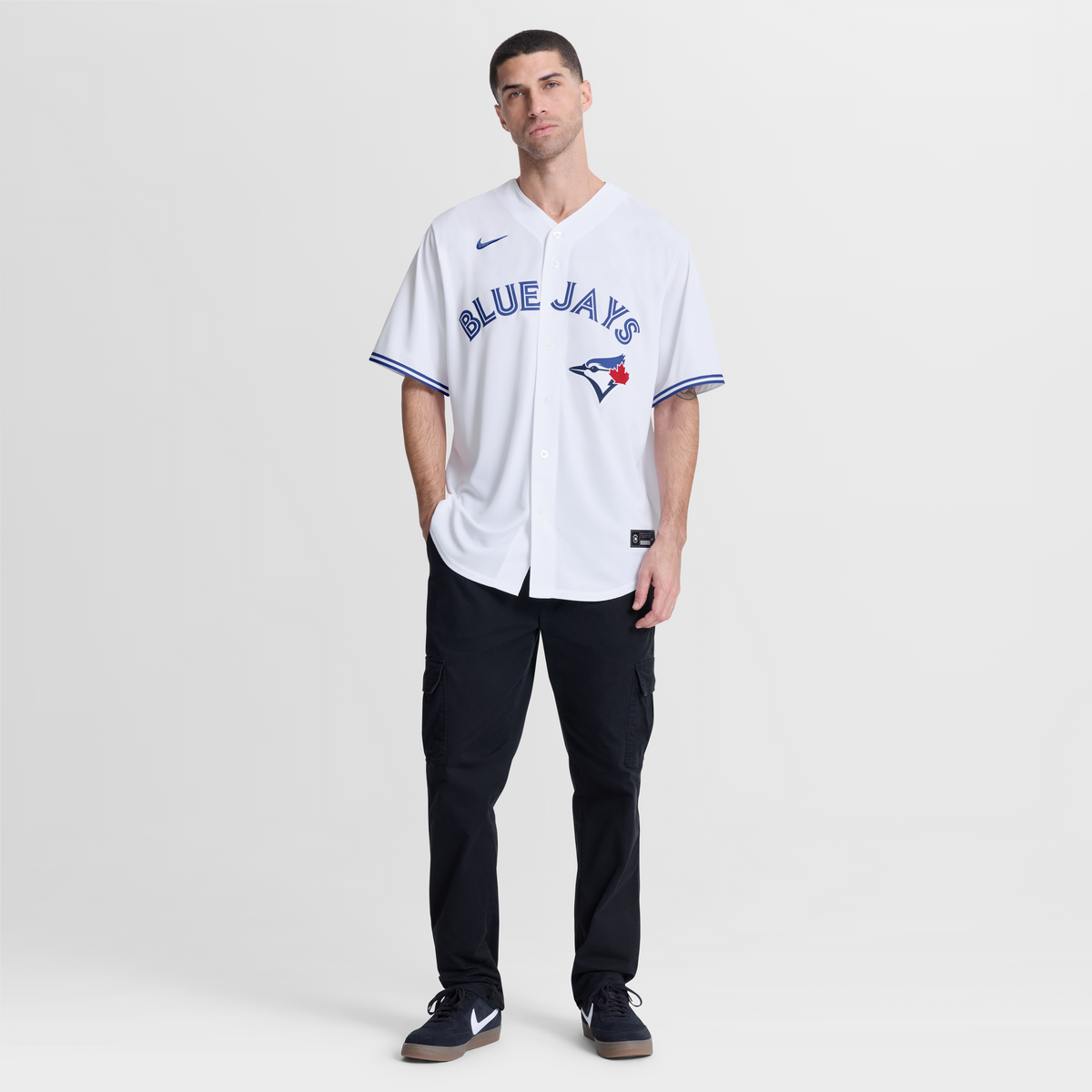 Men's Toronto Blue Jays Anthony Santander Nike White Home Replica Jersey