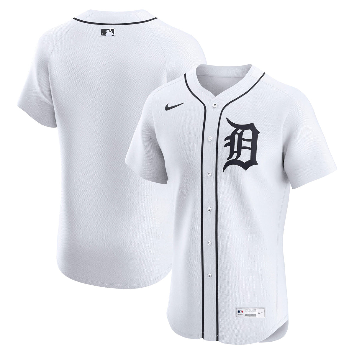 Men's Detroit Tigers Nike Navy Alternate 2 Elite Jersey