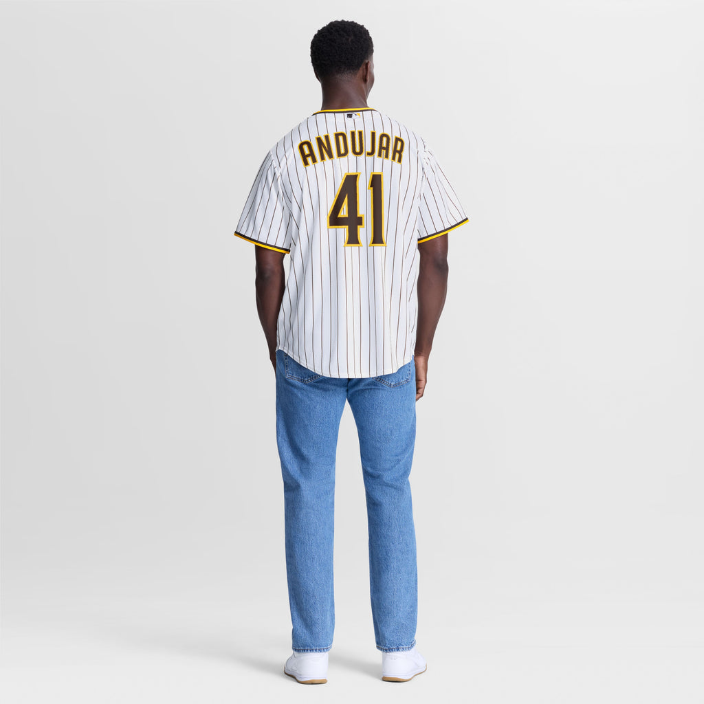 Men's San Diego Padres Miguel Andujar Nike White Home Replica Jersey