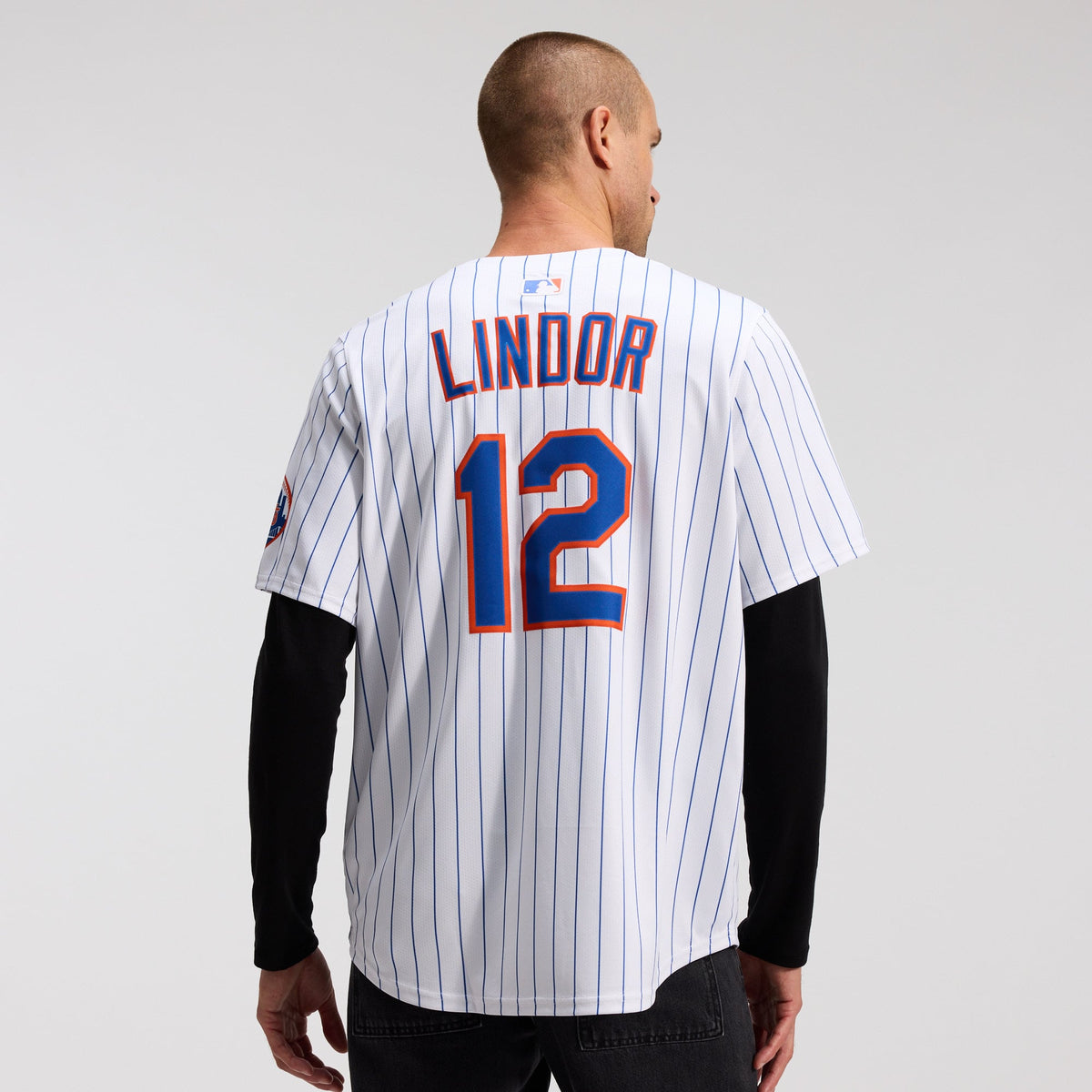 Men's New York Mets Francisco Lindor Nike Gray Road Limited Player Jersey