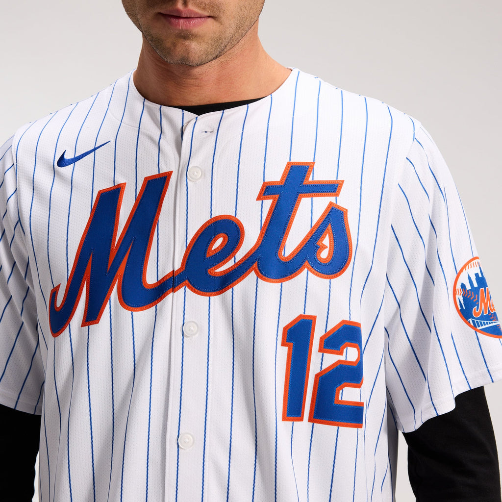 Men's New York Mets Francisco Lindor Nike Gray Road Limited Player Jersey
