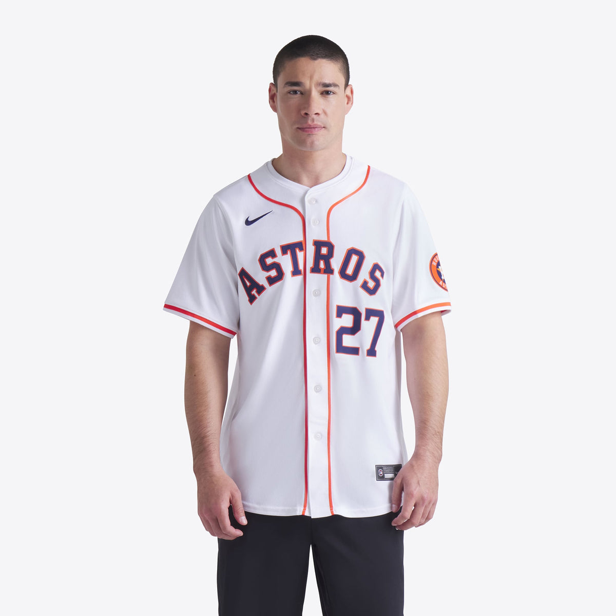 Men's Houston Astros Jose Altuve Nike White Home Limited Player Jersey
