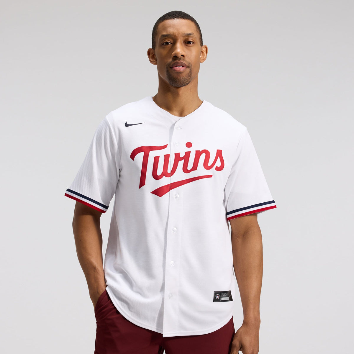 Men's Minnesota Twins Nike Gray Road Replica Team Jersey