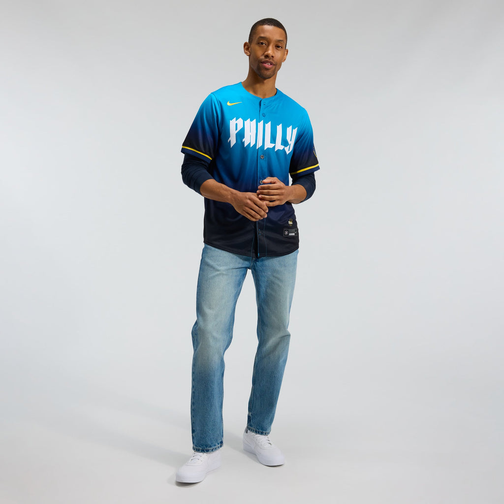 Men's Philadelphia Phillies Nike Navy City Connect Limited Jersey