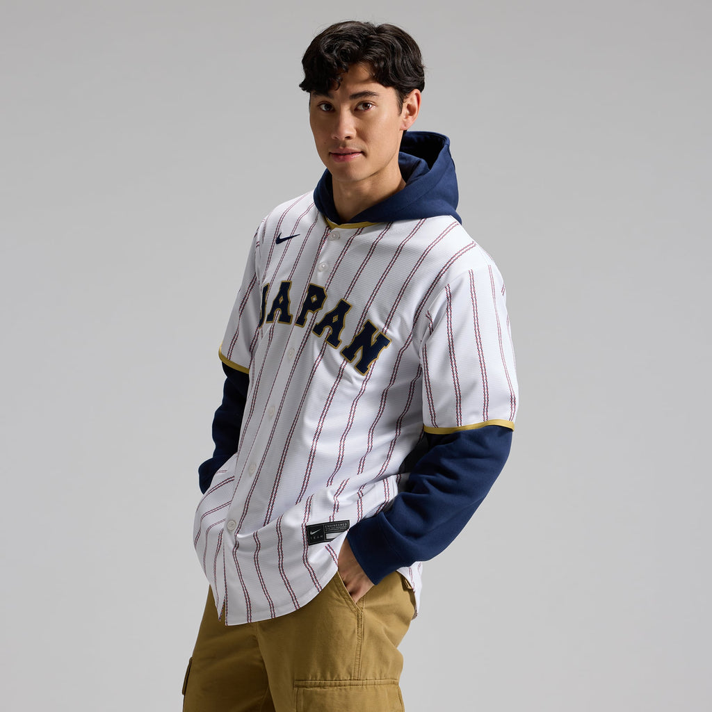 Men's Japan Baseball Yoshinobu Yamamoto Nike White 2026 World Baseball Classic Home Stadium Jersey